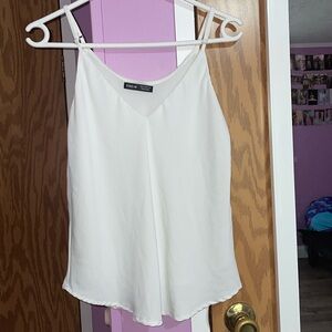 Chiffon v neck tank blouse